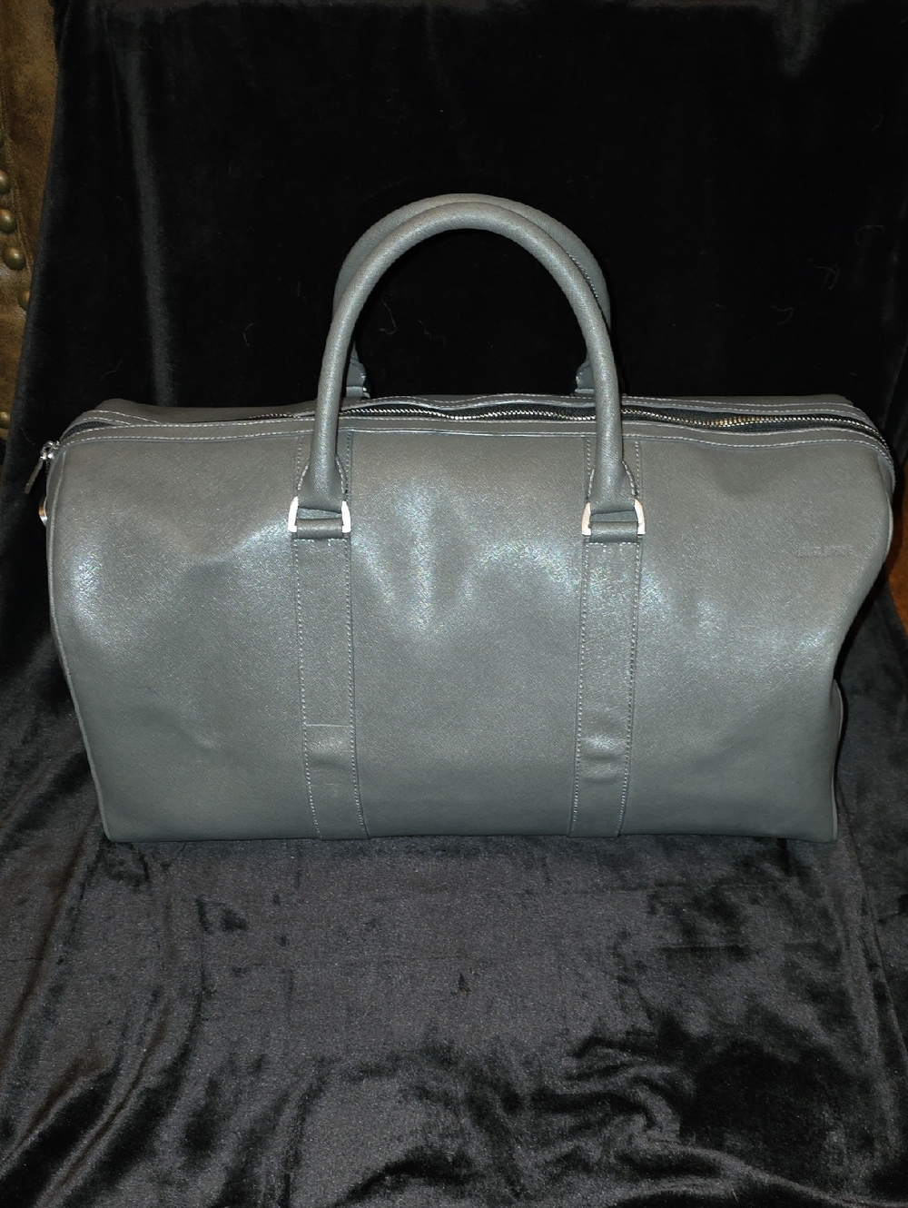 Jack Spade Barrow Leather Weekender Bag